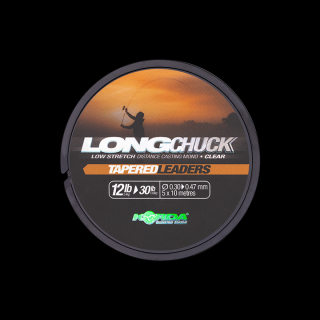 Korda - LongChuck Tapered Leaders 12-30lb 0,30-0,47mm - Strzałówka koniczna Strzałówka koniczna