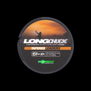 Korda - LongChuck Tapered Leaders 15-30lb 0,33-0,47mm - Strzałówka koniczna Strzałówka koniczna