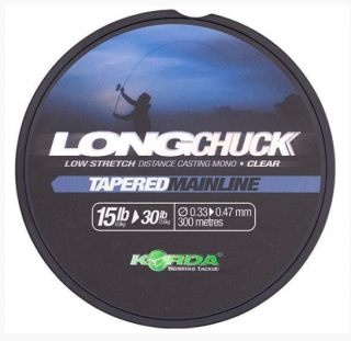Korda - LongChuck Tapered Mainline 15-30lb 0,33-0,47mm - Żyłka Główna Koniczna Żyłka Główna Koniczna
