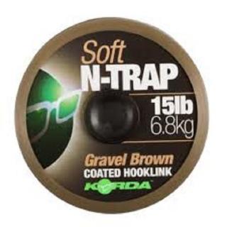 Korda - N-Trap Soft Gravel 15lb 20m - Plecionka przyponowa w otulinie Plecionka przyponowa w otulinie Korda N-Trap Soft Gravel 15lb 20m