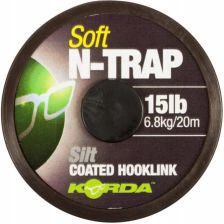 Korda - N-Trap Soft Silt 15lb 20m - Plecionka przyponowa w otulinie Plecionka przyponowa w otulinie Korda N-Trap Soft Silt 15lb 20m