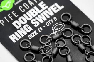 Korda - Ptfe Double Ring Swivel Size 11 - krętlik z podwójnym kółkiem krętlik z podwójnym kółkiem