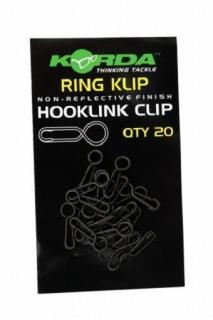 Korda - Ring Klip Hooklink Clip - Klipsy szybkiej wymiany Klipsy szybkiej wymiany