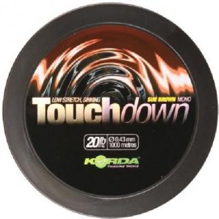 Korda - TouchDown Brown 20lb/ 0,43mm 1000m - Żyłka główna Żyłka główna Korda TouchDown Brown 20lb/ 0,43mm 1000m