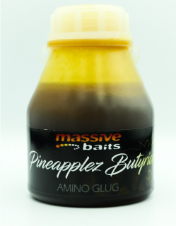 Massive Baits - Amino Glug Pineapplez Butyricco 250ml - dodatek do przynęt dodatek do przynet