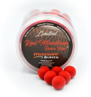 Massive Baits - Red Monstrum Robin Red Pop Up 14mm - kulki kulki