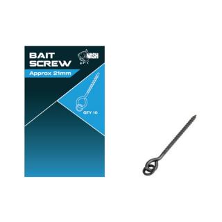 Nash - Bait Screws Metal 21 mm - Wkrętki z pierścieniem Wkrętki z pierścieniem