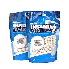 NASH - Instant Action Boilie 200g 12mm CANDY NUT CRUSH