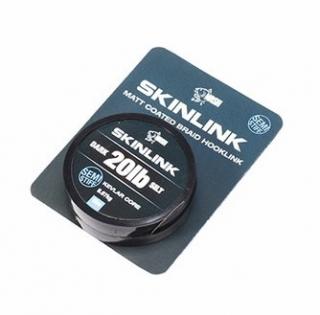 Nash - SkinLink Semi-Stiff Dark SIlt 20lb 10m - plecionka w otulinie
