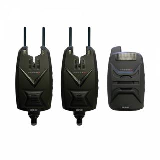Sonik - VaderX Bite Alarm Set 2+1 - Zestaw sygnalizatorów z centralką Zestaw sygnalizatorów z centralką