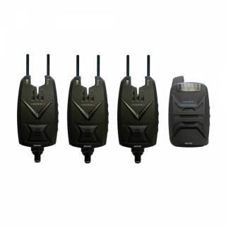 Sonik - VaderX Bite Alarm Set 3+1 - Zestaw sygnalizatorów z centralką Zestaw sygnalizatorów z centralką