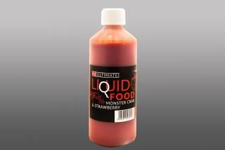 Ultimate Products - Monster Crab Strawberry Liquid Food 500ml Top Range - dodatek do kulek proteinowych dodatek do kulek