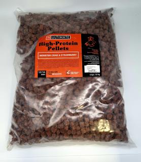 Ultimate Products Pellet Monster Crab Strawberry 12/16 mm 10 kg Pellet Monster Crab Strawberry 12/16 mm 10 kg