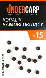 Undercarp - Koralik samoblokujący BRĄZOWY 8mm