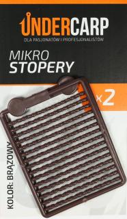 Undercarp - Mikro stopery – brązowe