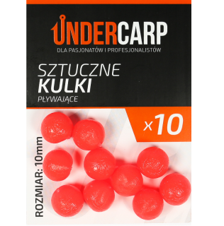 Undercarp - Sztuczne kulki pływające czerwone Sztuczne kulki pływające czerwone
