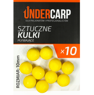 Undercarp - Sztuczne kulki pływające żółte Sztuczne kulki pływające żółte