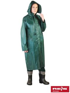 Zielony płaszcz przeciwdeszczowy PPDPU