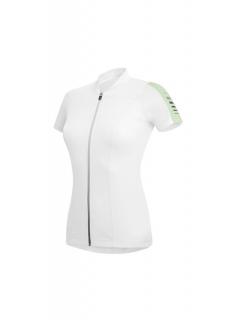 Damska koszulka rowerowa zeroRH+ Spirit WHITE - PASTEL GREEN - M