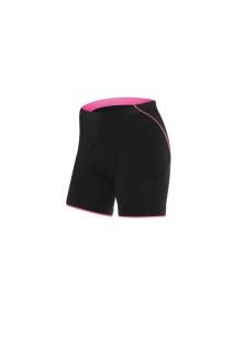 Damskie szorty rowerowe zeroRH+ Fusion II W BLACK-DEEP PINK - L