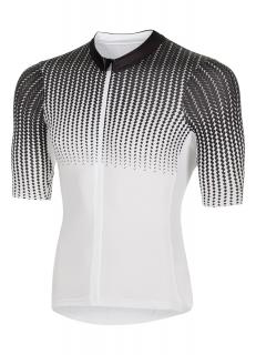 Koszulka rowerowa zeroRH+ Matrix white-black - XL