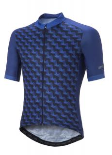 Koszulka rowerowa zeroRH+ Passion DARK BLUE/BLUETTE - L