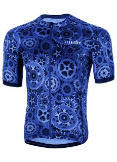 Koszulka rowerowa zeroRH+ Powers BLUETTE/DARK BLUE - XL