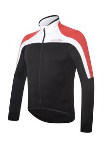 Koszulka rowerowa zeroRH+ Space Thermo black-white-red - M