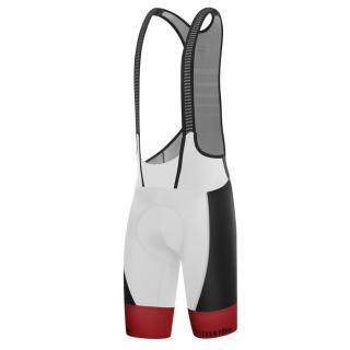 Spodenki rowerowe zeroRH+ SpeedCell white-black-red - L