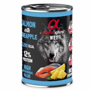 Alpha Spirit Łosoś z Ananasem 400g Salmon Pinapple karma w puszce