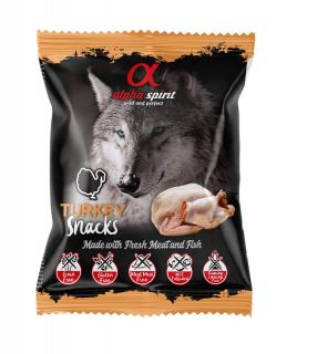 Alpha Spirit SNACKS TURKEY 50g PIES przysmak z indyka