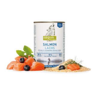 Isegrim Roots Salmon 400g Łosoś bez zbóż grain free puszka dla psa