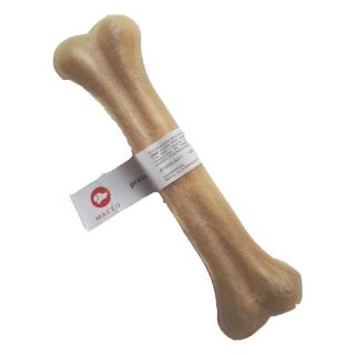 Kość wołowa prasowana NATURALNA 21cm Maced przysmak gryzak dla psa