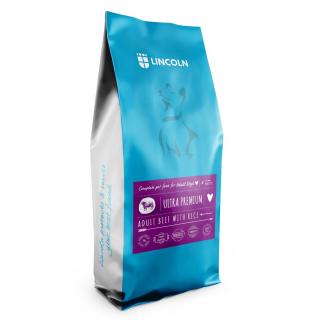 Lincoln BEEF Adult Dog 12kg z wołowiną i ryżem Ultra Premium