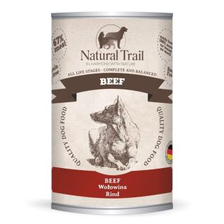 NATURAL TRAIL BEEF 400g karma w puszce dla psów wołowina