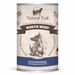 NATURAL TRAIL NORTH WIND 400g karma w puszce dla psów renifer