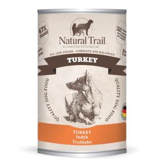 NATURAL TRAIL TURKEY 400g karma w puszce dla psów indyk