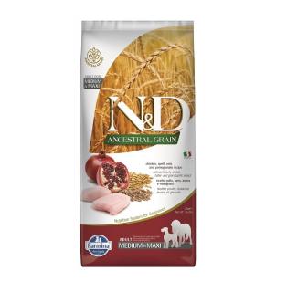 ND Ancestral grain Chicken 12kg pomegranate Medium / Maxi Adult 12kg