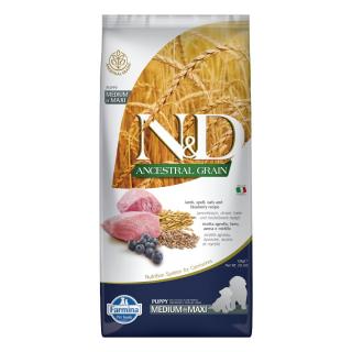 ND Ancestral Grain Puppy Lamb 12kg Medium / Maxi Blueberry Natural Delicious ND