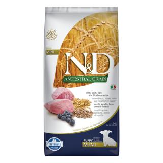 ND Ancestral Grain Puppy Mini Lamb 7kg Blueberry jagnięcina z borówką Natural Delicious ND