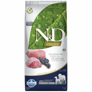 ND PRIME MEDIUM / MAXI Adult Lamb Blueberry 12kg bez zbóż ND grain free