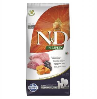 ND Pumpkin Adult Lamb 12kg Blueberry Medium Maxi Dynia Natural Delicious ND