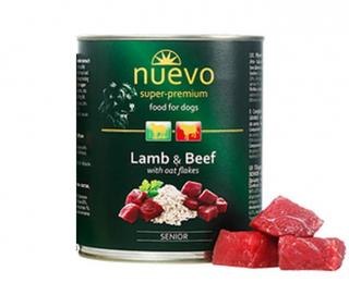 NUEVO SENIOR Lamb Beef 800g Adult Dog karma w puszce dla psa jagnięcina wołowina Super-Premium