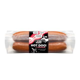 Pan Mięsko Hot Dogi z bekonem 220g Przysmak dla psa