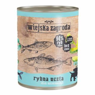 Wiejska Zagroda dla SZCZENIĄT Rybna uczta 800g
