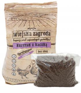 Wiejska Zagroda KOT Kurczak z Kaczką NA WAGĘ 1kg