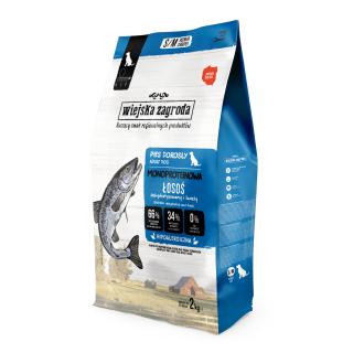Wiejska Zagroda Monoproteinowa Łosoś S/M 2kg Karma sucha dla psa
