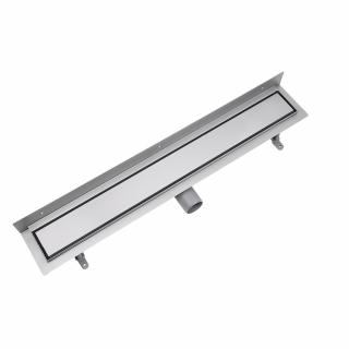 Odpływ PRZYŚCIENNY z rusztem DUO 70 cm (pod płytkę)