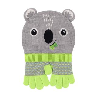Zoocchini Komplet Jesienny dla Dzieci Czapka i Rękawiczki Koala S