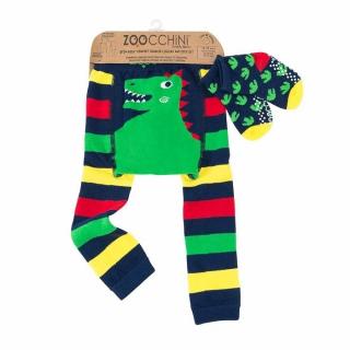 Zoocchini Legginsy i Skarpetki Dinozaur 12-18M